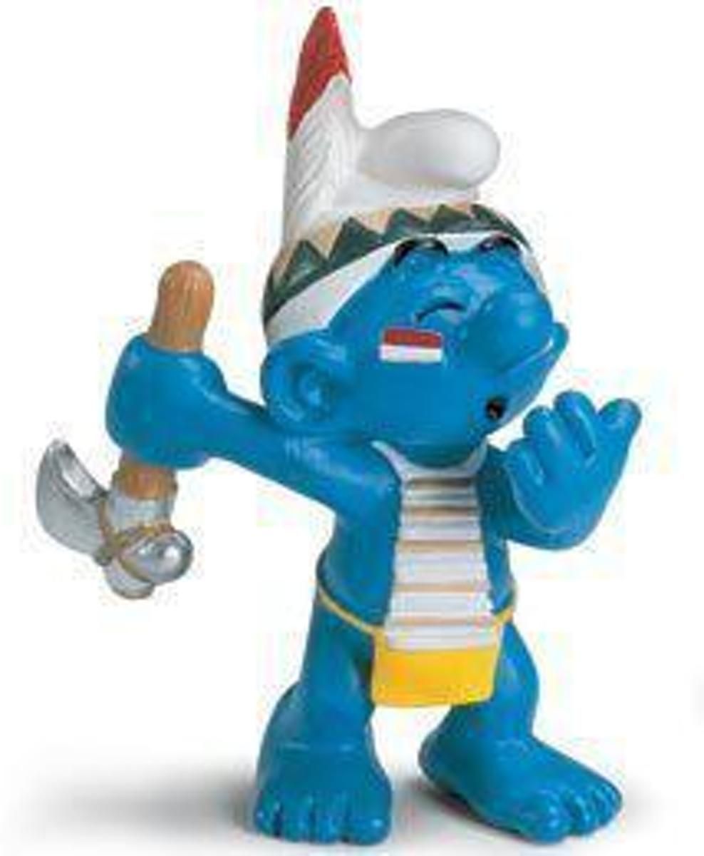 Schleich Smurfen: Indiaan Smurf Regendanser