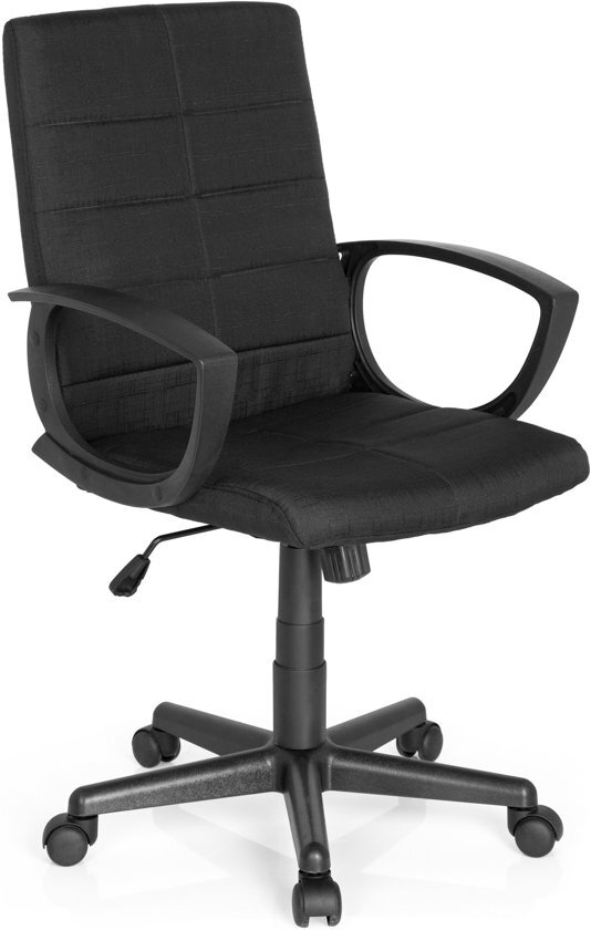 HJH OFFICE Startec CL300 - Bureaustoel - Stof - Zwart