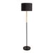 Näve 2088022 vloerverlichting E27 LED 40 W Zwart, Natuurlijk Metaal, Textiel, Hout