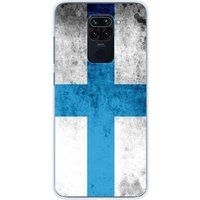 Marseille-vlag Siliconen hoesje compatibel met Xiaomi Redmi Note 9