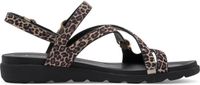 Tamaris Sandalen bruin Panterprint Suède - Maat 42