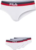 FILA - Gekleurde Waistband Urban Brief | 3-Pack | Dames Slip | Maat S - Wit