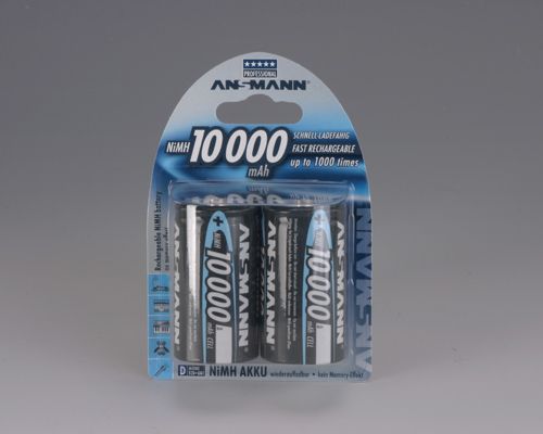 Ansmann 10000 mAh Mono / D / HR20 - Zilver