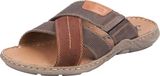 Rieker Kruisband Slippers bruin Synthetisch - Maat 40