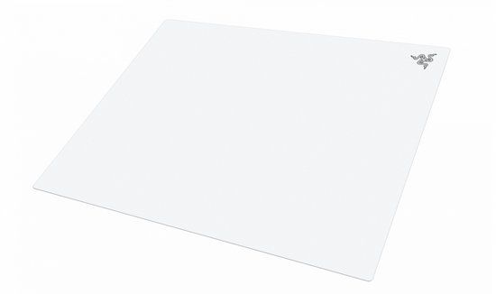 Razer Atlas Pro Premium Muismat - 1.9mm - Gehard Glas Mat - Ultra Thin - Hard - 500 x 400 mm - Wit