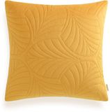 Room99 Feel Sierkussens 45x45cm Velours Mosterdgeel