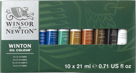 Winsor & Newton Winton Oil Colour Tube Set - 10 x 21ml