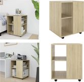vidaXL Tiroir 60x53x72 cm Sonoma eiken Bois
