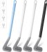 Sans marque Brosse de toilette 4 pièces - Noir Blanc Bleu