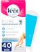 Veet Pure Sensitive Skin Body Hair Removal Strips for Legs (40 Units)