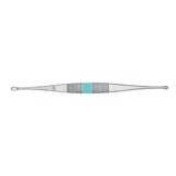 PEHA - 38726 Dubbelzijdige scherpe lepelcurette, wegwerpbaar, 16,5 cm, 25 stuks