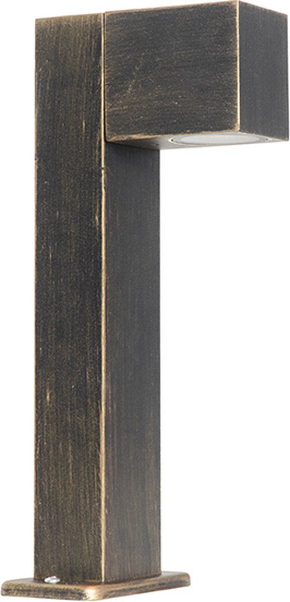 QAZQA Baleno - Staande Buitenlamp - H 35 cm - Goud/Messing