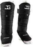 Joyagear Protège-tibias Velcro - Coton - Noir - M