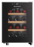 Climadiff CUVEE12 - Vrijstaande wijnkoelkast - 1 Zone - 12 flessen - geluidsniveau slechts 22dB