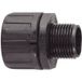 HellermannTyton 166-21022 HG13-S-M12 Gaine de fixation Noir M12 9.80 mm Droit 1 pièce(s)