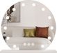 SensaHome Hollywood Miroir avec Éclairage - 60cm - Blanc