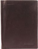 Excellanc heren portemonnee leer Billfold Bruin