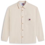Tommy Hilfiger Tommy Jeans Overhemd L Katoen Heren Beige