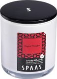 Spaas Geurkaars in glas met aluminium deksel, ± 56 uur - Magical thoughts - lavendel & chocolade