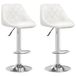 VidaXL Barstoelen 2 st kunstleer wit