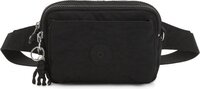 Kipling ABANU M Schoudertas - Black Noir - Crossbodytas voor Dames - Zwart - 19x19x10 cm - Polyamide