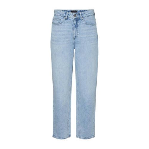 VERO MODA VMTESSA High Waist Mom Jeans - Light Blue