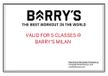 BARRY'S MILAN Pack van 5 klassen
