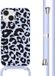iMoshion Hoesje iPhone 13 - Siliconen Back Cover met Koord - Animal Lila