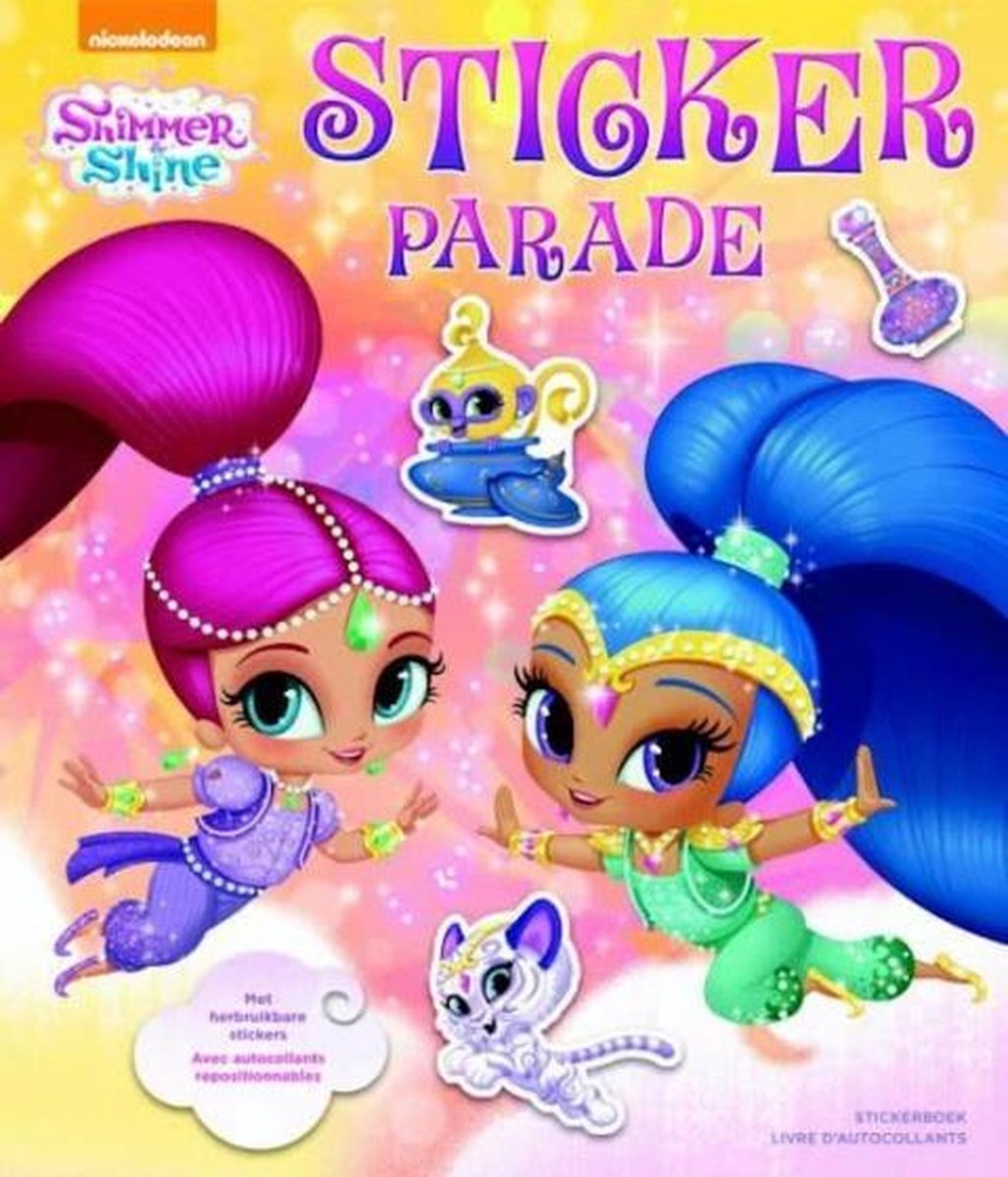 Nickelodeon Sticker- En Kleurboek Shimmer En Shine 28 Cm