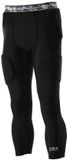 McDavid HEX® Thudd 5-Pad 3/4 Tight Zwart Unisex XL