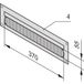 Schroff Kabelkanaal voor Novastar en Eurorack, RAL 7035, Geschroefd, 4 HE