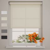 DTCH Rolgordijn Easy Lichtdoorlatend - Cream - 100 x 190 cm