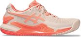 Asics Gel-Resolution 9 Clay Court Chaussures Femme Pearl Pink / Sun Coral EU 37.5