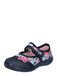 BECK Huisschoenen 'Beauty' lichtblauw / donkerblauw / pink
