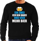 Bellatio Decorations Apres ski trui Ein Zwei Drei Bier zwart heren - Wintersport sweater - Foute apres ski outfit/ kleding/ verkleedkleding XL