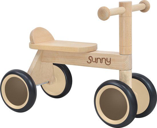 Sunny Mini Walker Houten Loopfiets - Vanaf 1.5 jaar - Beukenhout FSC Mix