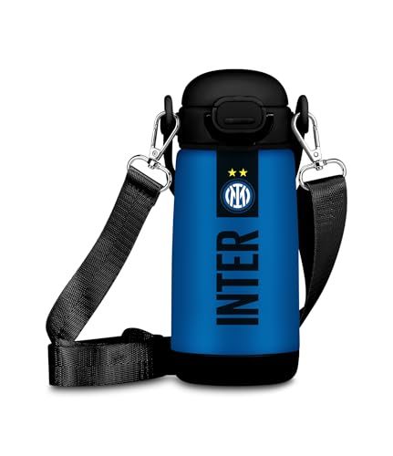 Seven Kid Inter Bouteille d'eau bleue 400 ml en acier inoxydable