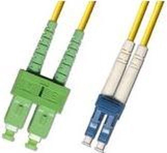 MicroConnect Fiber Patch Cable - Geel
