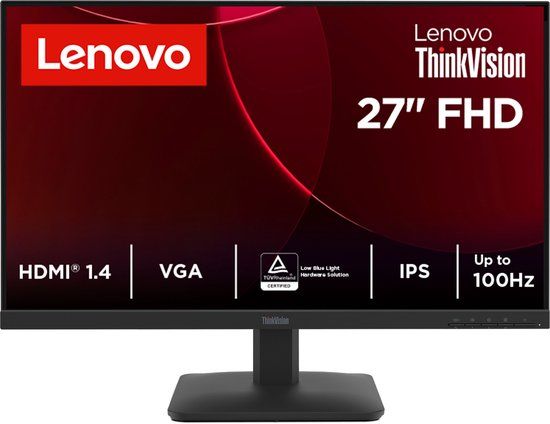 Lenovo ThinkVision S27-4e 27 inch Full HD IPS Monitor