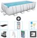 Bestway Rechthoekig Power Steel Zwembad - 549 x 274 x 122 cm - Grijs