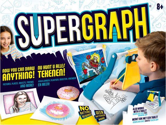 Basic Supergraph Tekenstudio - Teken alles na - vanaf 8 jaar