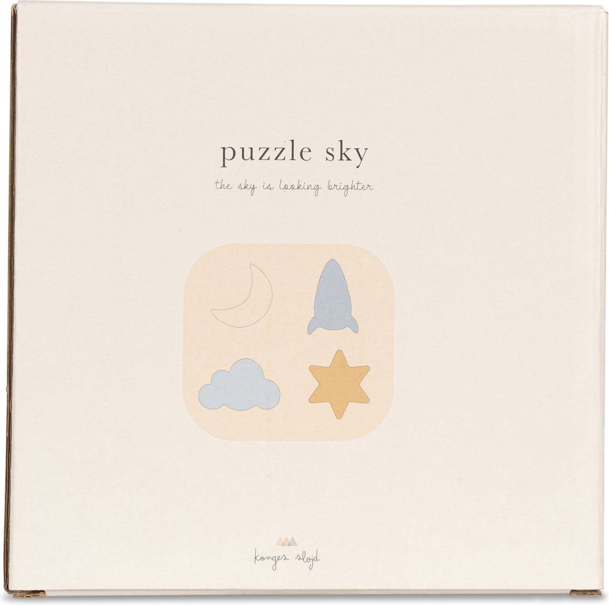 Konges Slöjd Konges Slojd puzzel - Sky - houten puzzel - puzzel 4 stukjes