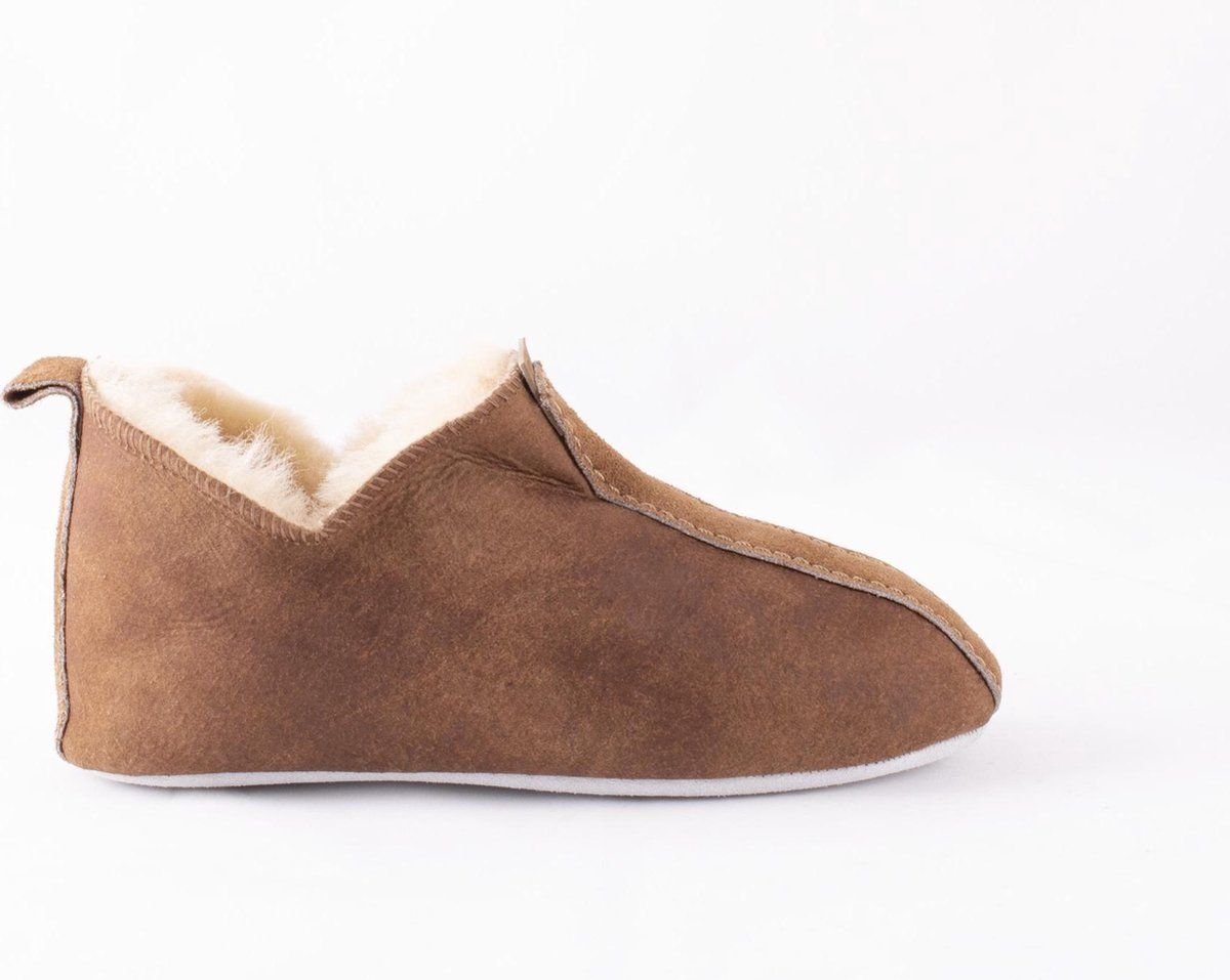 Shepherd Henrik Mannen Sloffen - ANTIQUE/COGNAC - Maat 43