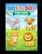 Shapes and Number coloring Book: Dots line
