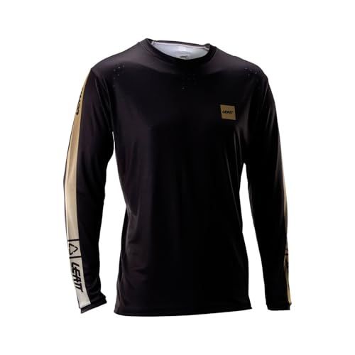 Leatt Technisch MTB-shirt Gravity 4.0 lange mouwen | strepen zwart | M/US40/EU50