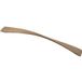 Häfele Poignée de meuble TWIST en bois, poignée chêne naturel, 388x40mm
