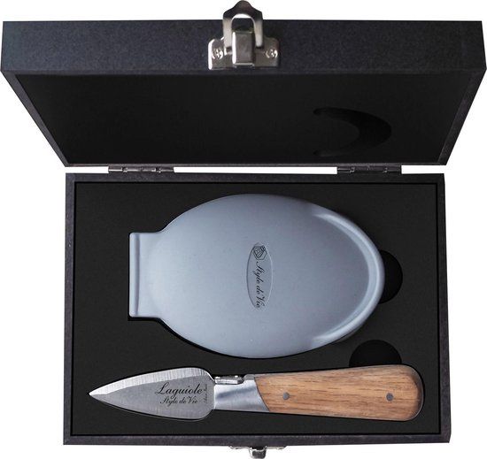 Laguiole Style de Vie Oestermes Luxury Line - Eikenhout - 2 stuks