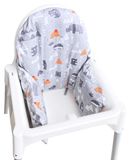 IKEA Housse de coussin gonflable grise pour chaise haute
