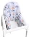 IKEA Housse de coussin gonflable grise pour chaise haute