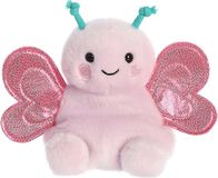 Aurora Palm Pals Vlinder Knuffel – 13 cm